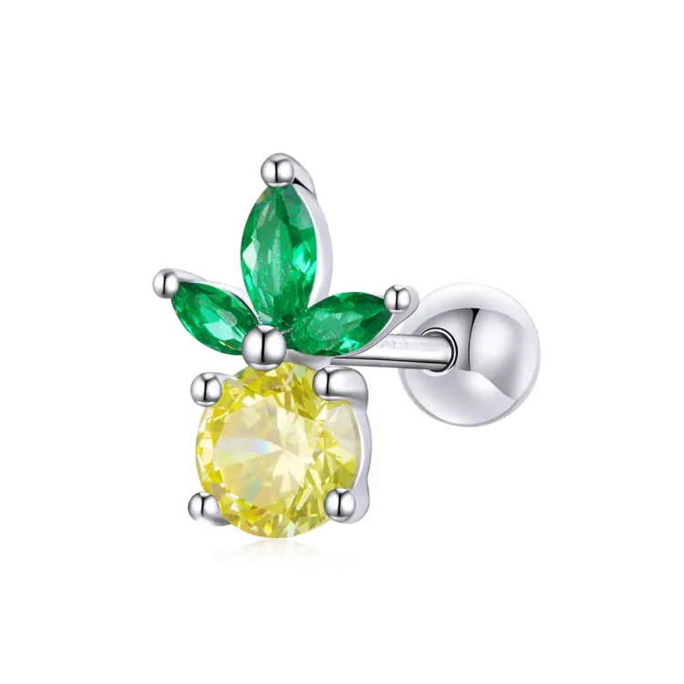 Pandora Style Summer Sweetheart - Ananasovi uhani - BSE490