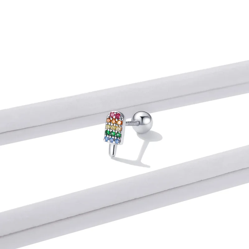 (slika za) Pandora Style Summer Sweetheart - sladoledni uhani - BSE491-A - Ogled 3