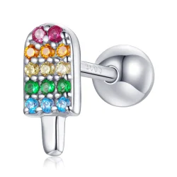 Pandora Style Summer Sweetheart - sladoledni uhani - BSE491-A