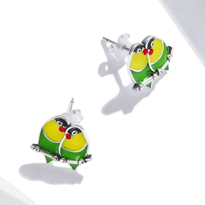 (slika za) Pandora Style Two Orioles Stud Uhani - SCE1278 - Ogled 3
