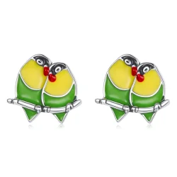 Pandora Style Two Orioles Stud Uhani - SCE1278
