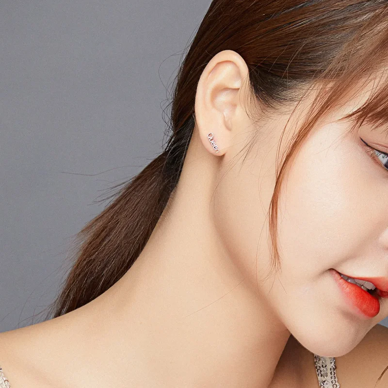 (slika za) Preprosti uhani s kronami v slogu Pandora - SCE934 - Ogled 8