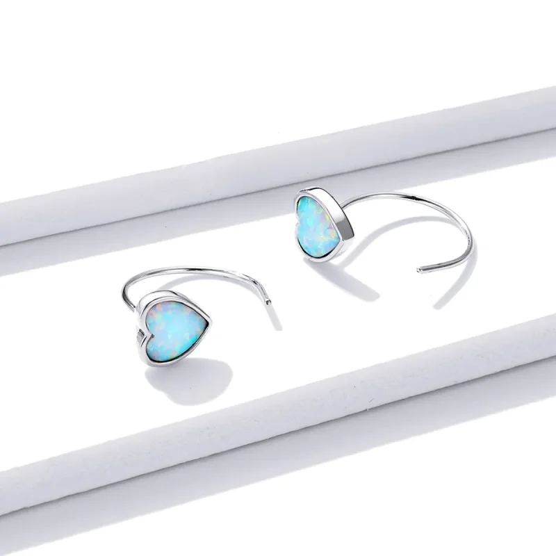 (slika za) Romantični uhani Aurora v slogu Pandora - BSE499 - Ogled 3