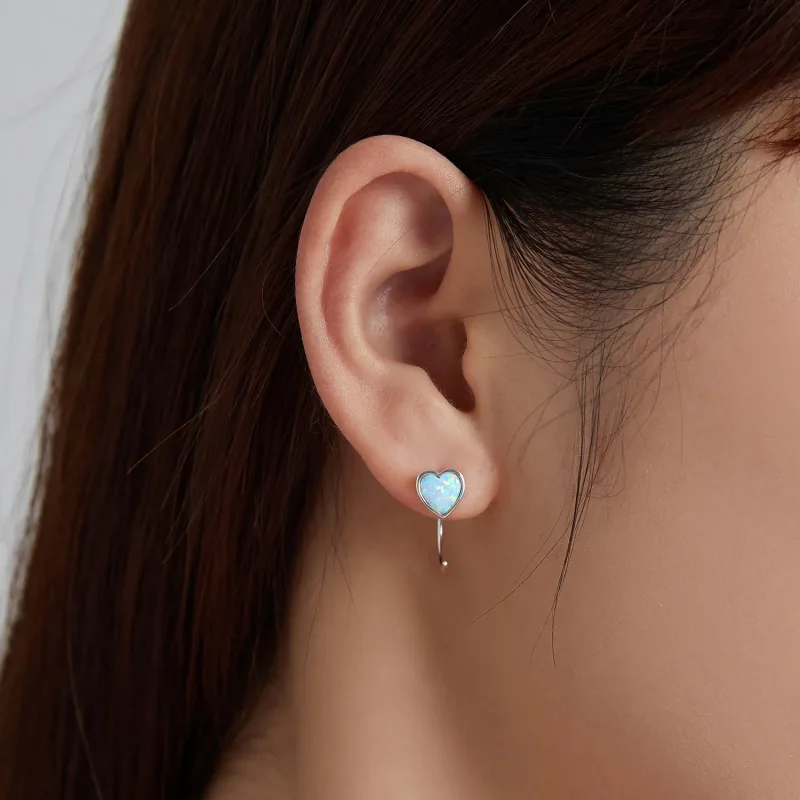 (slika za) Romantični uhani Aurora v slogu Pandora - BSE499 - Ogled 8