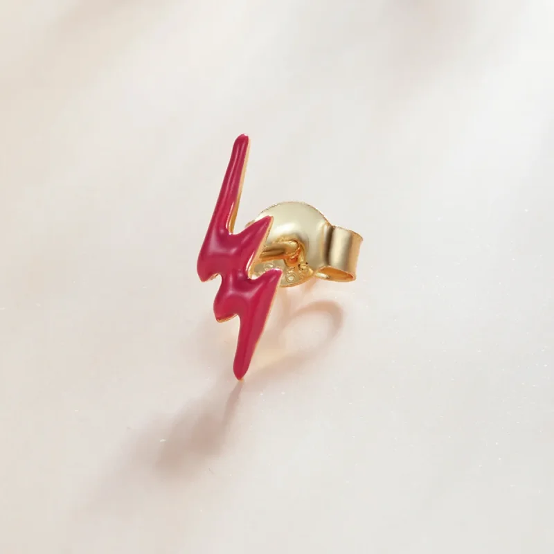 (slika za) Rožnati uhani s strelo v stilu Pandora - SCE1236 - Ogled 2