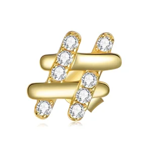 (slika za) Skrivni simbol sloga Pandora - # uhani s čepki - SCE1071