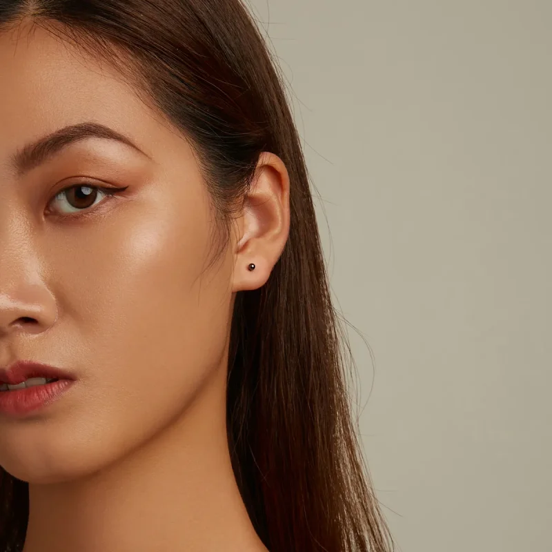 (slika za) Temni križni uhani v slogu Pandora - SCE1327 - Ogled 8