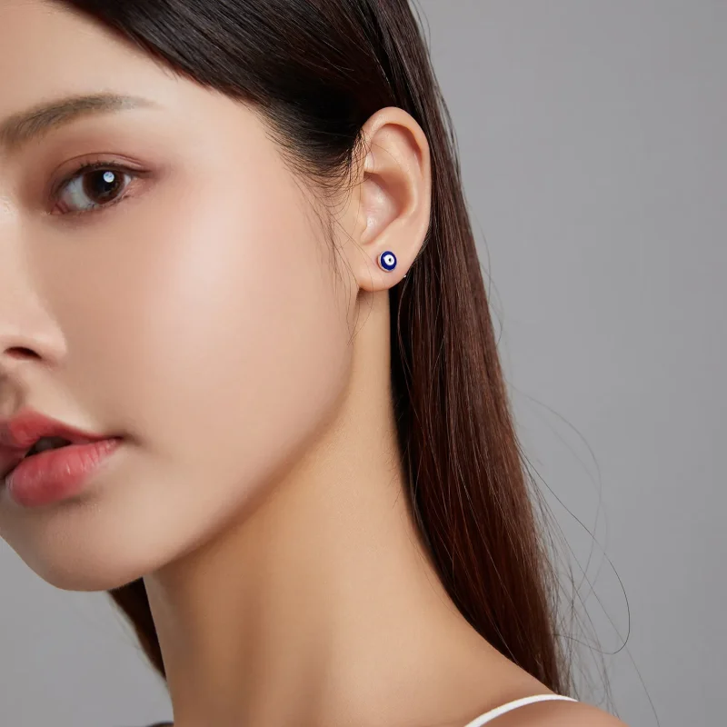 (slika za) Uhani Pandora Style Guardian Eye Stud - SCE1207-BU - Ogled 4