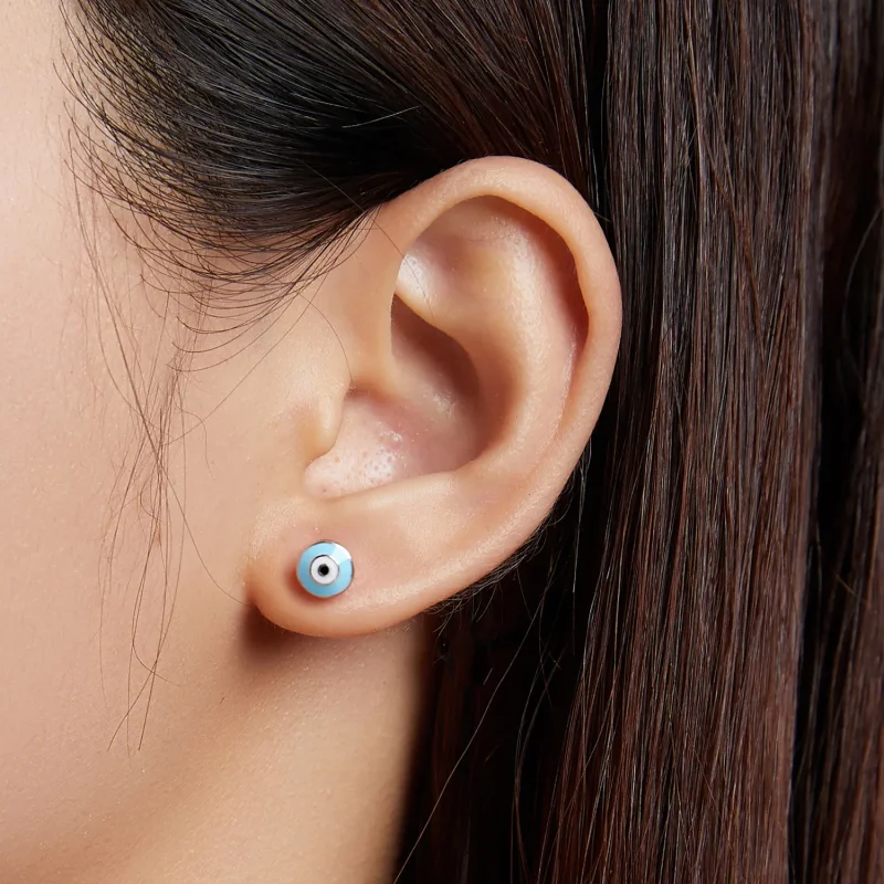 (slika za) Uhani Pandora Style Guardian Eye Stud - SCE1207-LB - Ogled 3