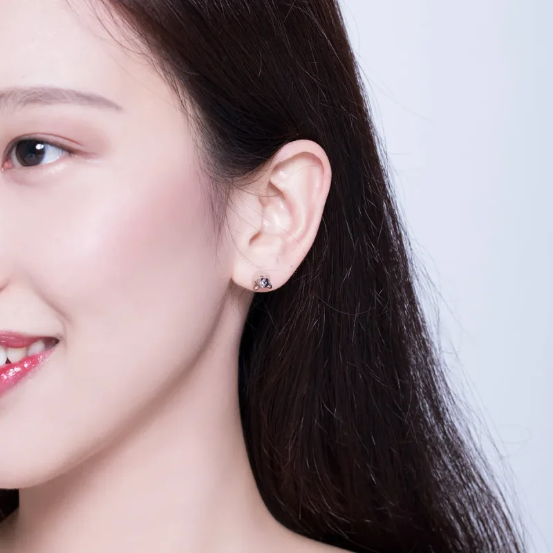 (slika za) Uhani v obliki delfinov v slogu Pandora - BSE184 - Ogled 5