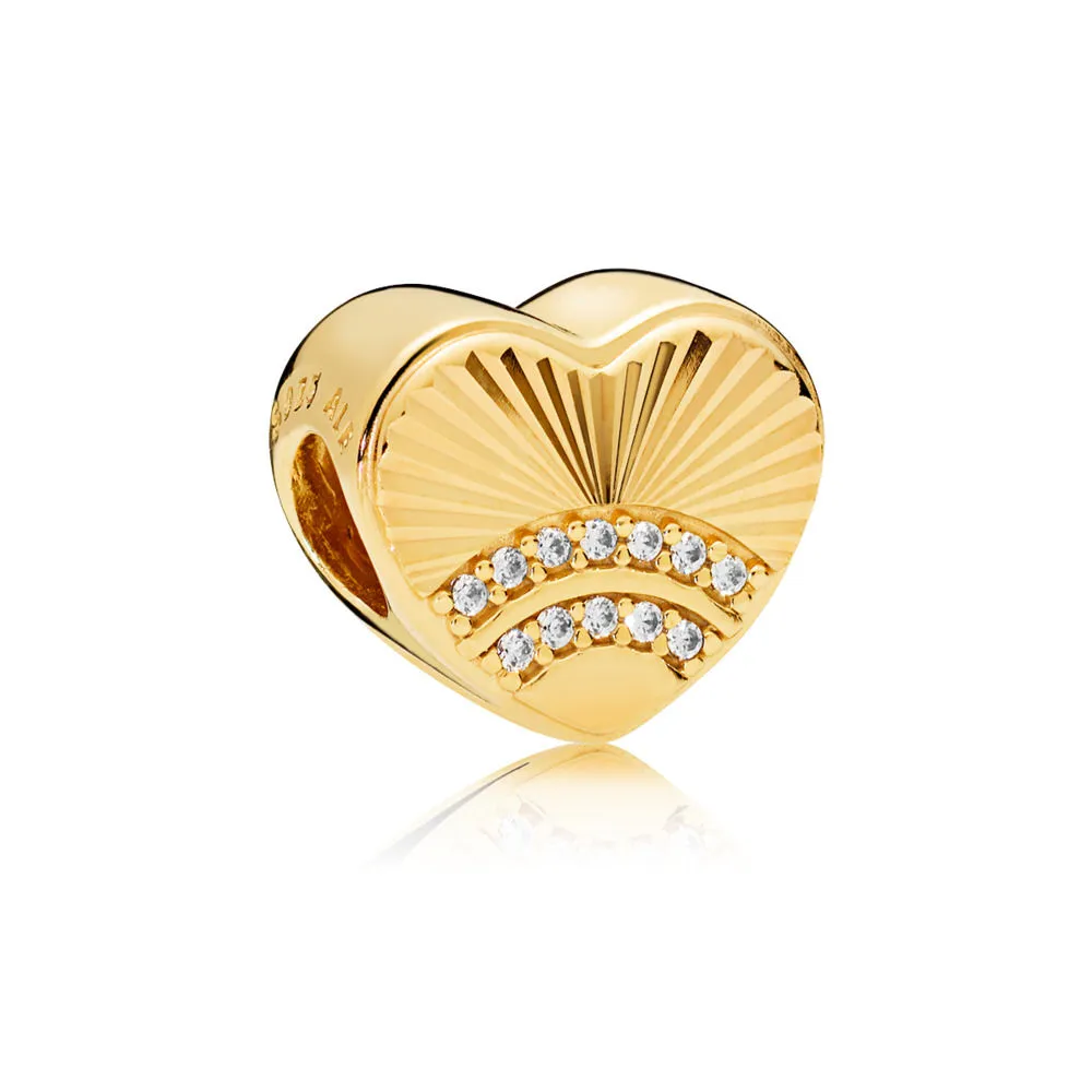 fan of love charm pandora shine clear cz 767288cz