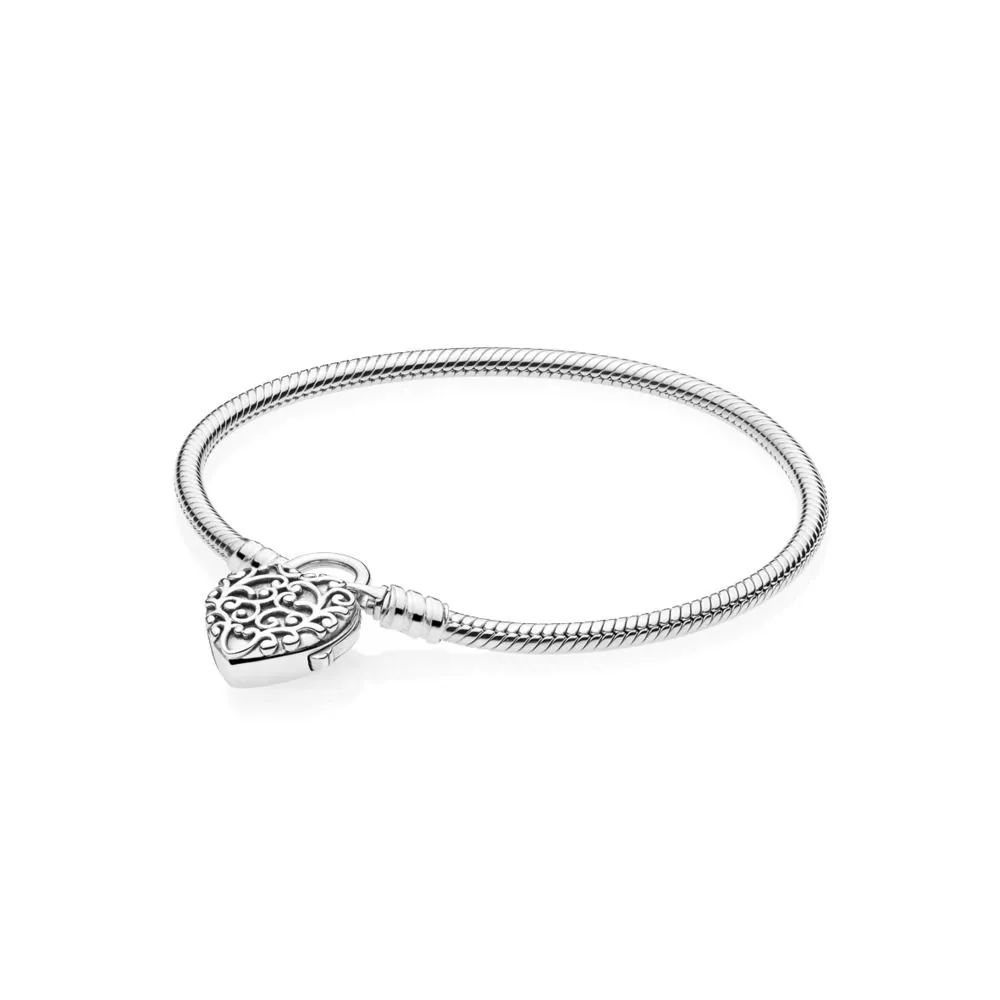 pandora zapestnica s ključavnico regal heart 597602