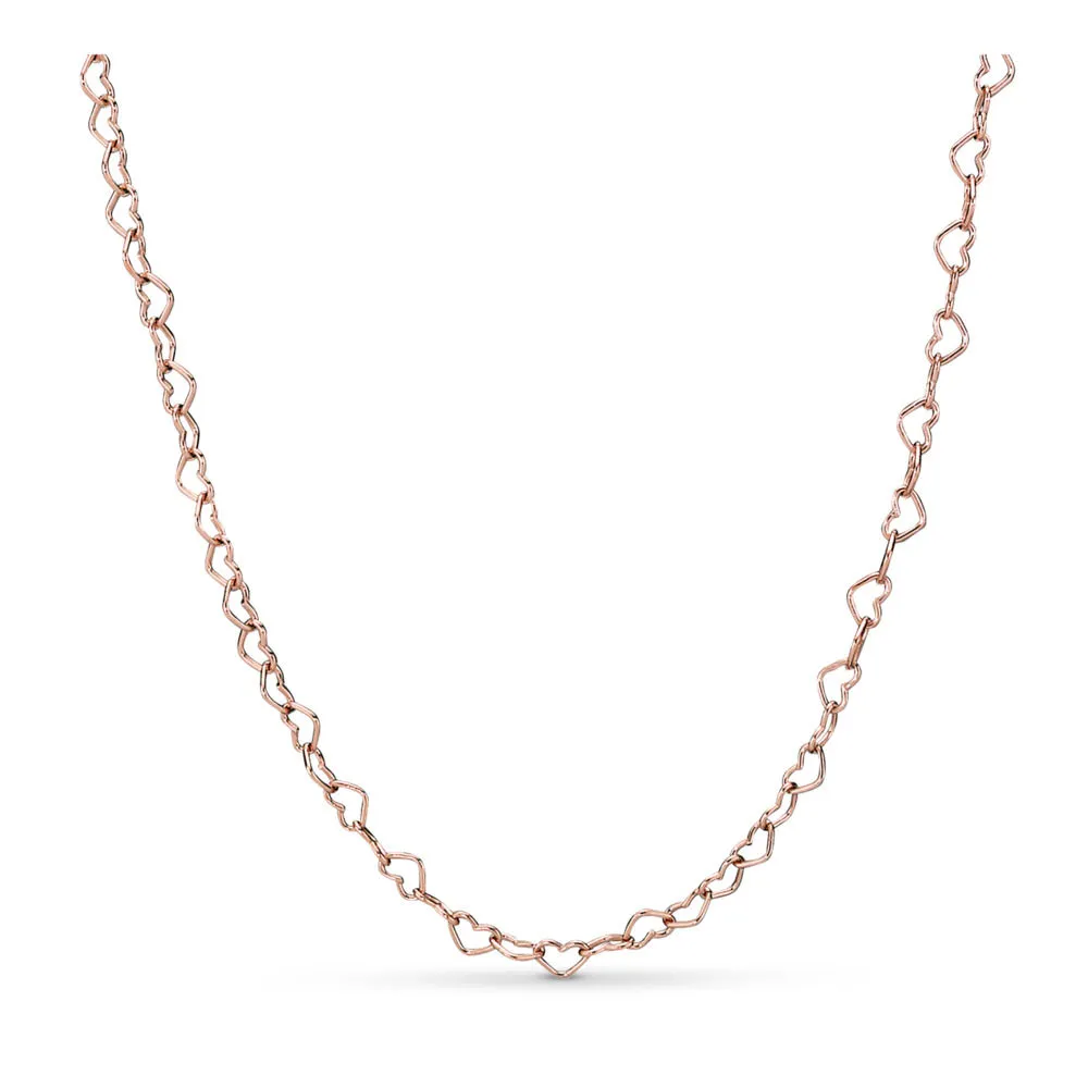 ogrlica joined hearts pandora rose 387961