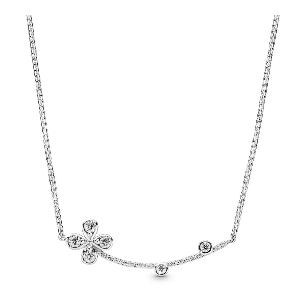 pandora ogrlica s štirimi cvetnimi listi 397956cz
