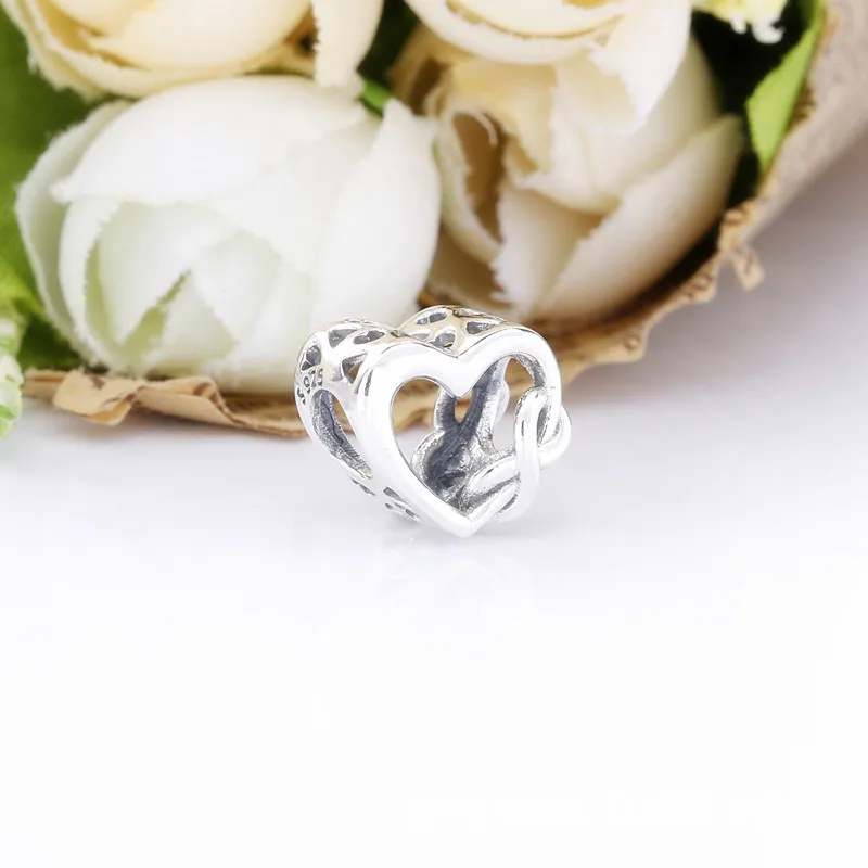 (slika za) PANDORA Obesek v obliki srca s simbolom neskončnosti Rad/-a te imam, mama - 7988 - Ogled 5