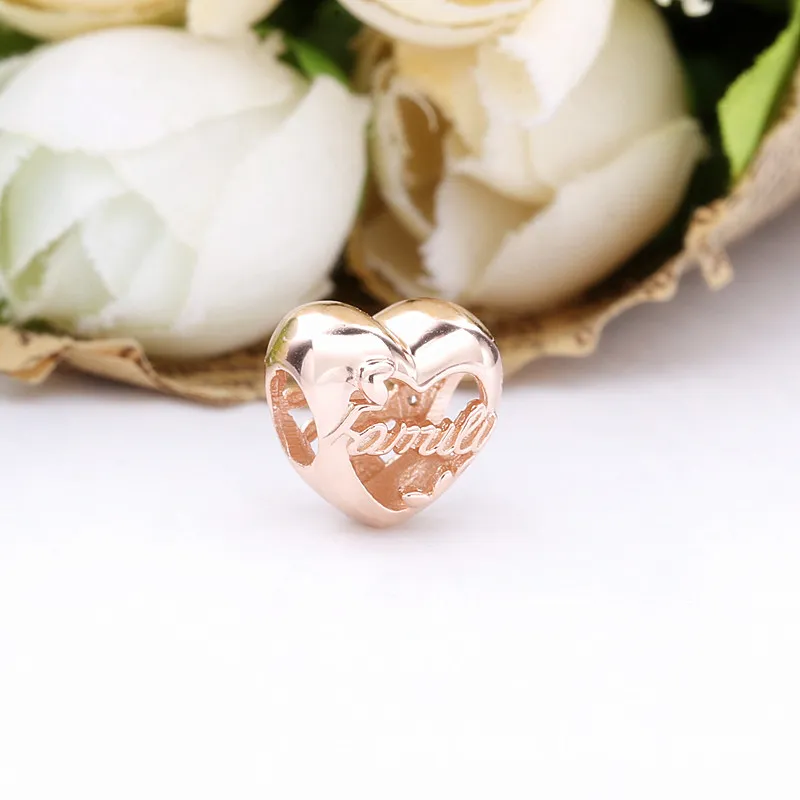 (slika za) PANDORA Obesek v obliki srčka družinskega drevesa Openwork - 788826C01 - Ogled 3