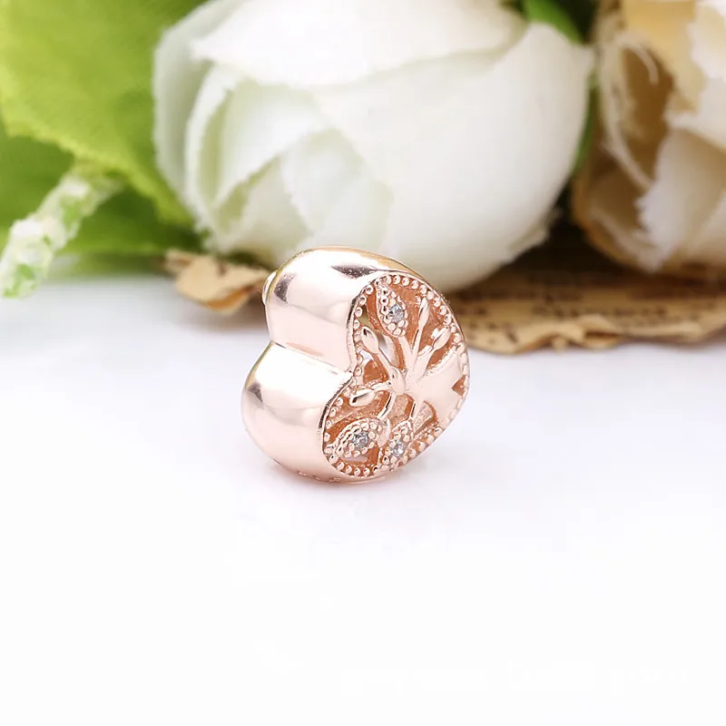 (slika za) PANDORA Obesek v obliki srčka družinskega drevesa Openwork - 788826C01 - Ogled 4