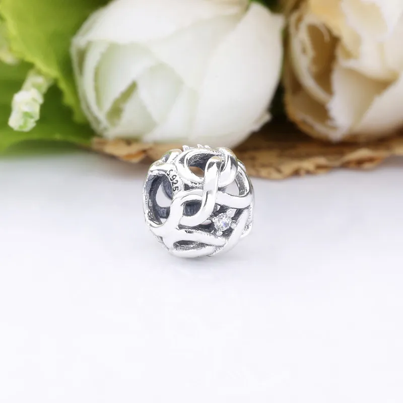 (slika za) PANDORA Openwork Woven Infinity Charm - 798824C01 - Ogled 5