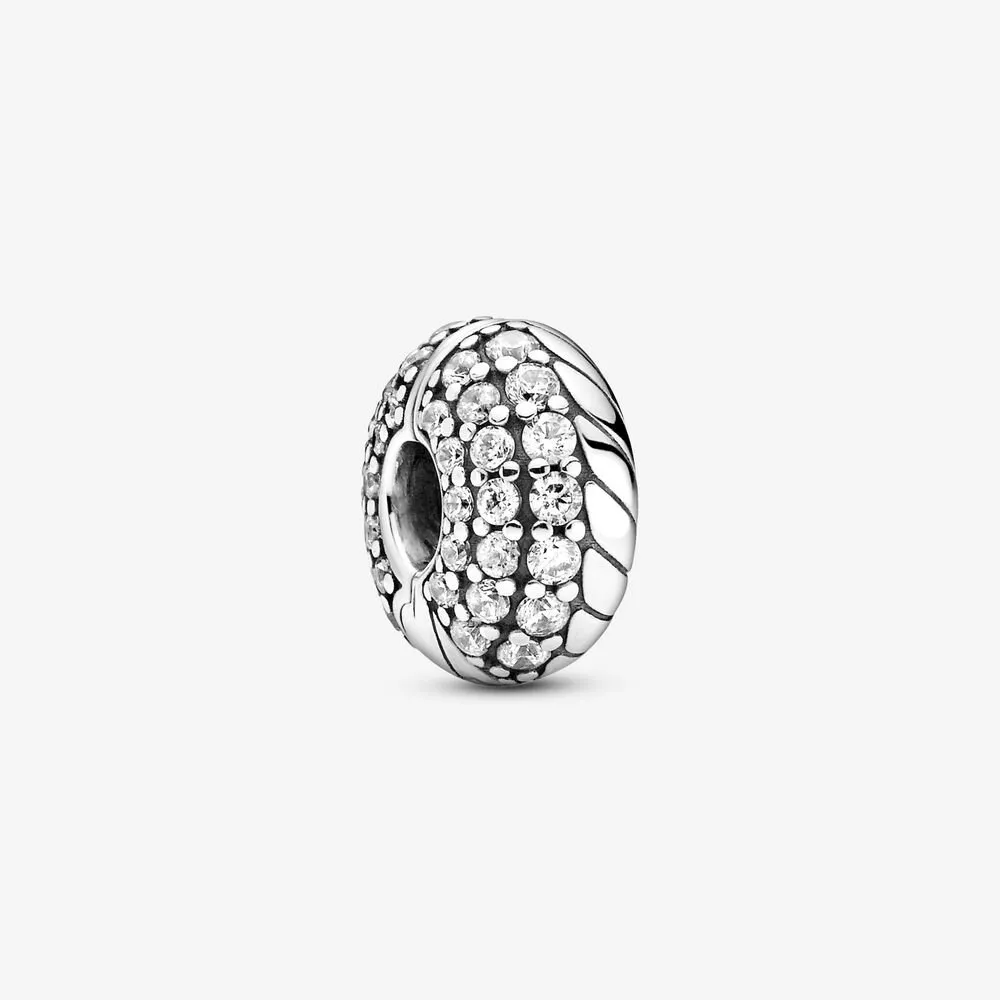 pandora pavé obesek s ponkami z vzorcem kačje verige 799089c01