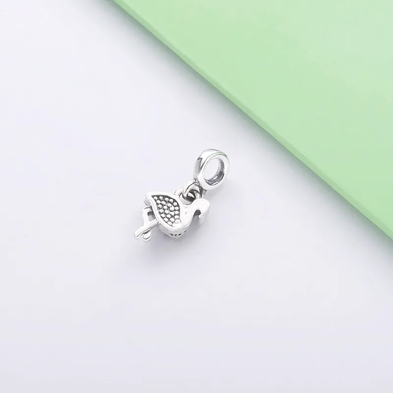 (slika za) PANDORA Viseči obesek My Pink Flamingo - 798982C01 - Ogled 3