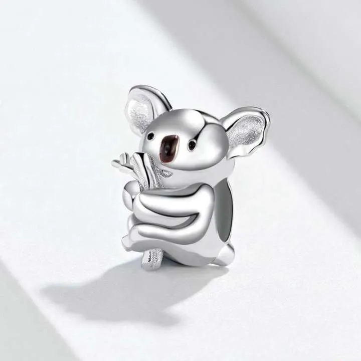 Srebrni obesek medved koala v stilu Pandora - BSC093