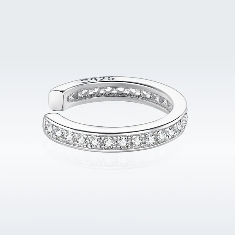 (slika za) Srebrna preprosta sponka za ušesa Pandora Style - SCE998-A - Ogled 2