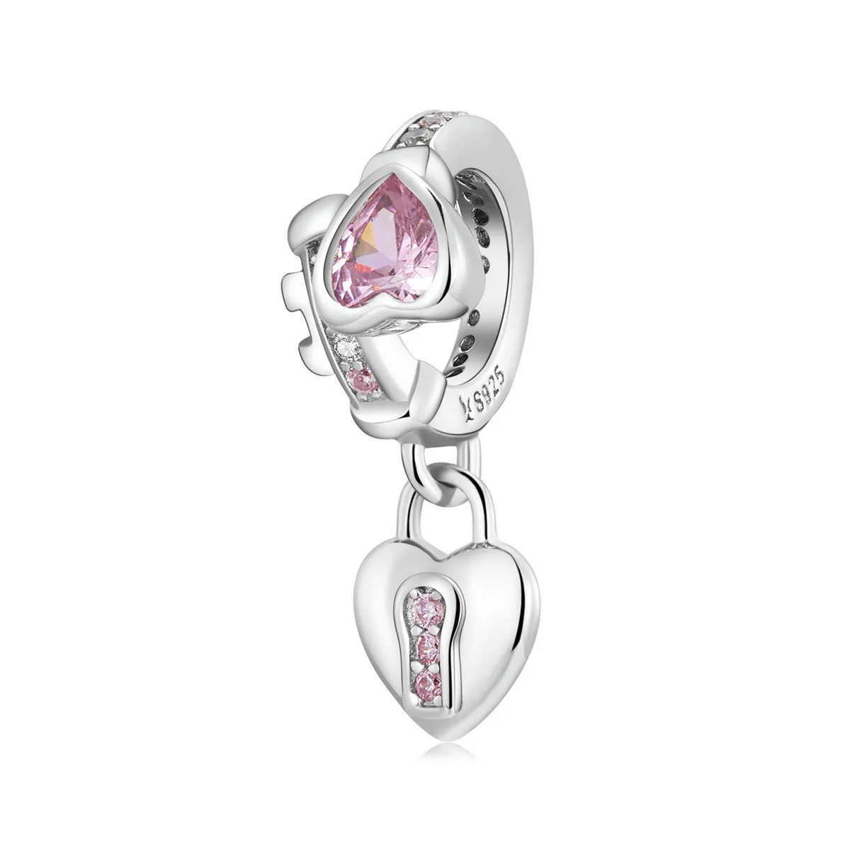 pandora style love lock viseča ključavnica scc2124