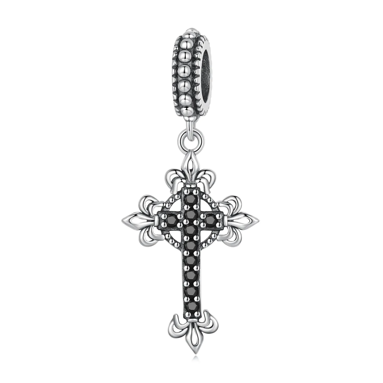 pandora style vintage cross viseči bsc669