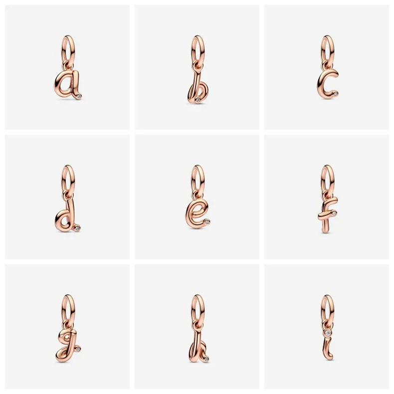 (slika za) PANDORA Abecedni viseči obesek z malo pisano črko »a« - 782531C01 - Ogled 2