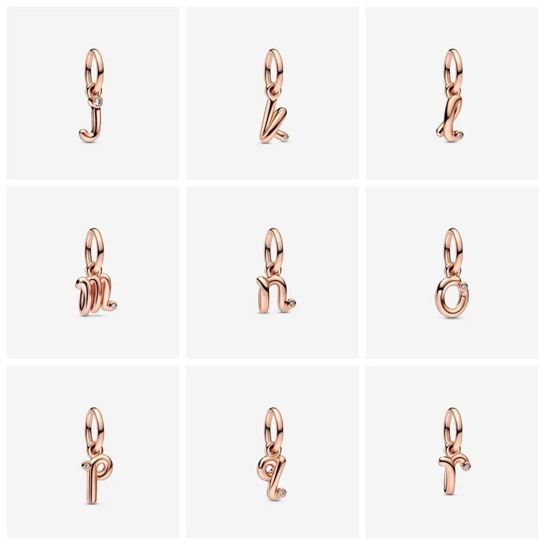 (slika za) PANDORA Abecedni viseči obesek z malo pisano črko »a« - 782531C01 - Ogled 4