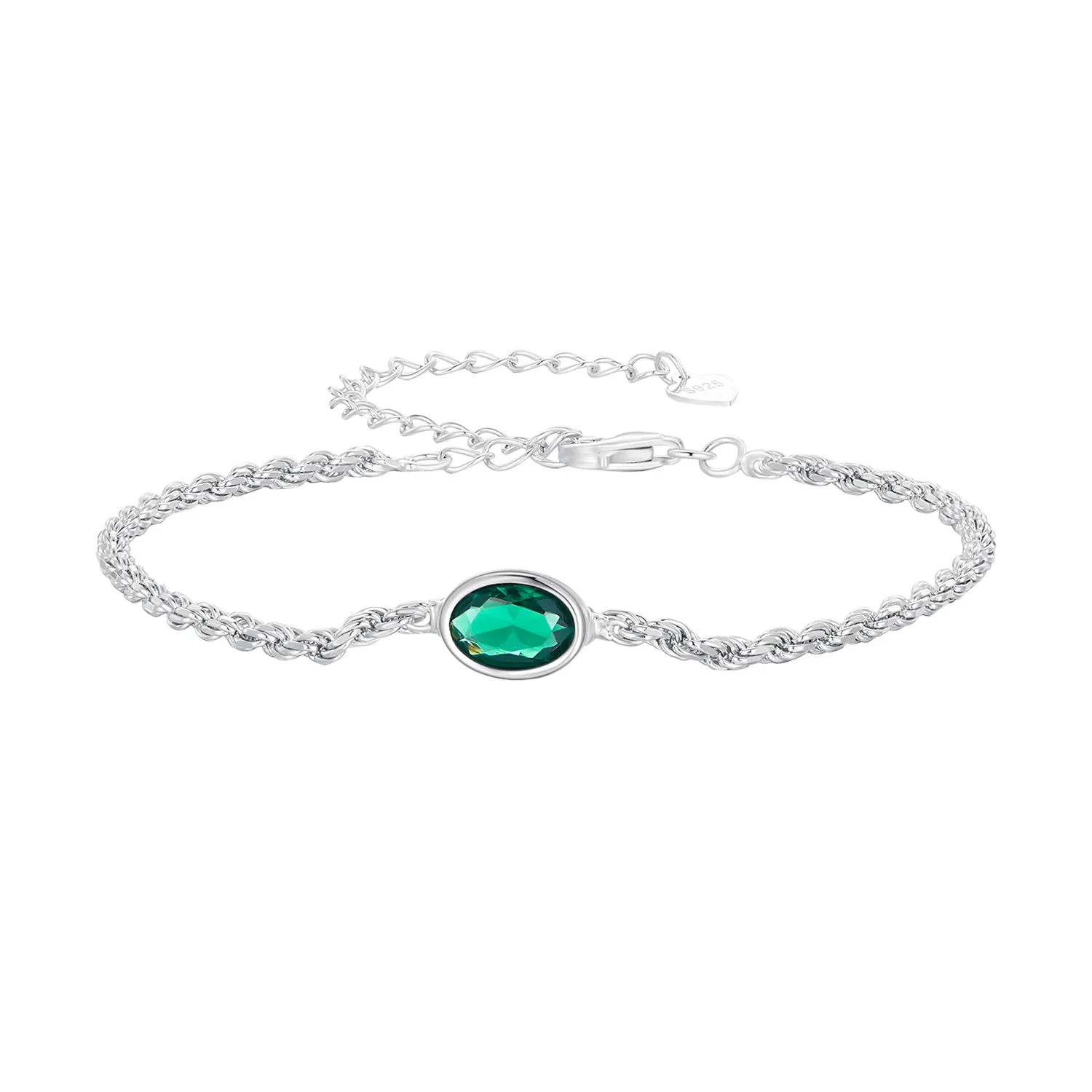 pandora style light luksuzna zelena zapestnica iz cirkonija chopard bsb116