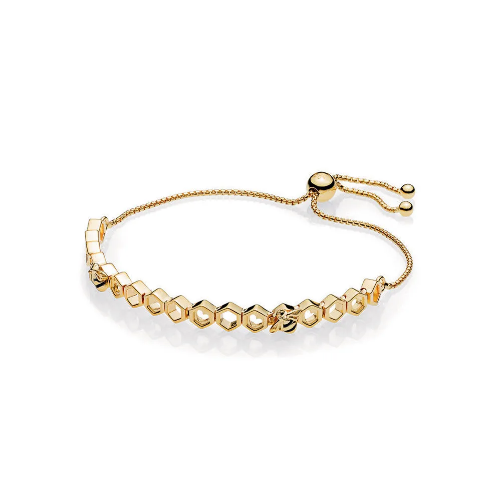 pandora shine honeybee zapestnica 567109en16