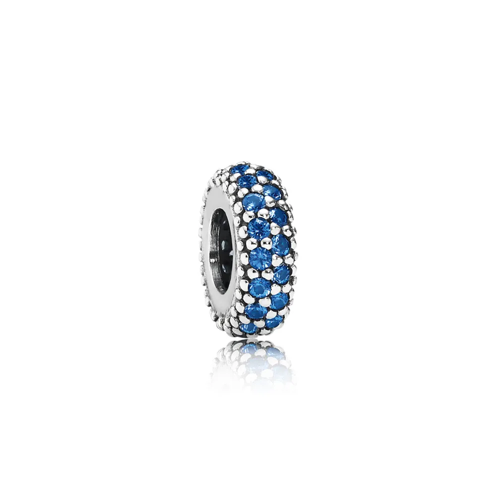 pandora modri distančnik pavé 791359ncb