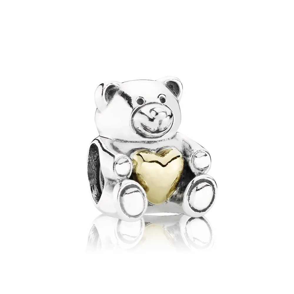 pandora obesek bear my heart 791166