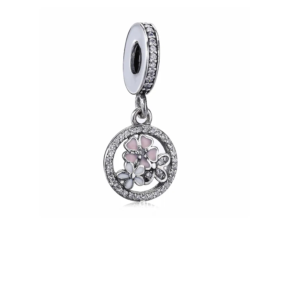 pandora poetic blooms mešani emajli in prozorni cz viseči pj00295 1