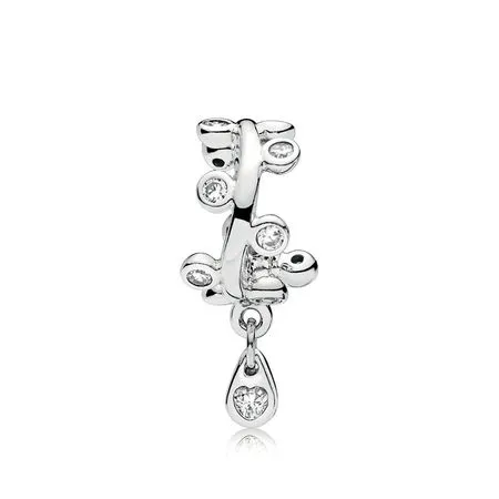 PANDORA Viseči obesek za lestenec Droplets, prozoren CZ - 797106CZ