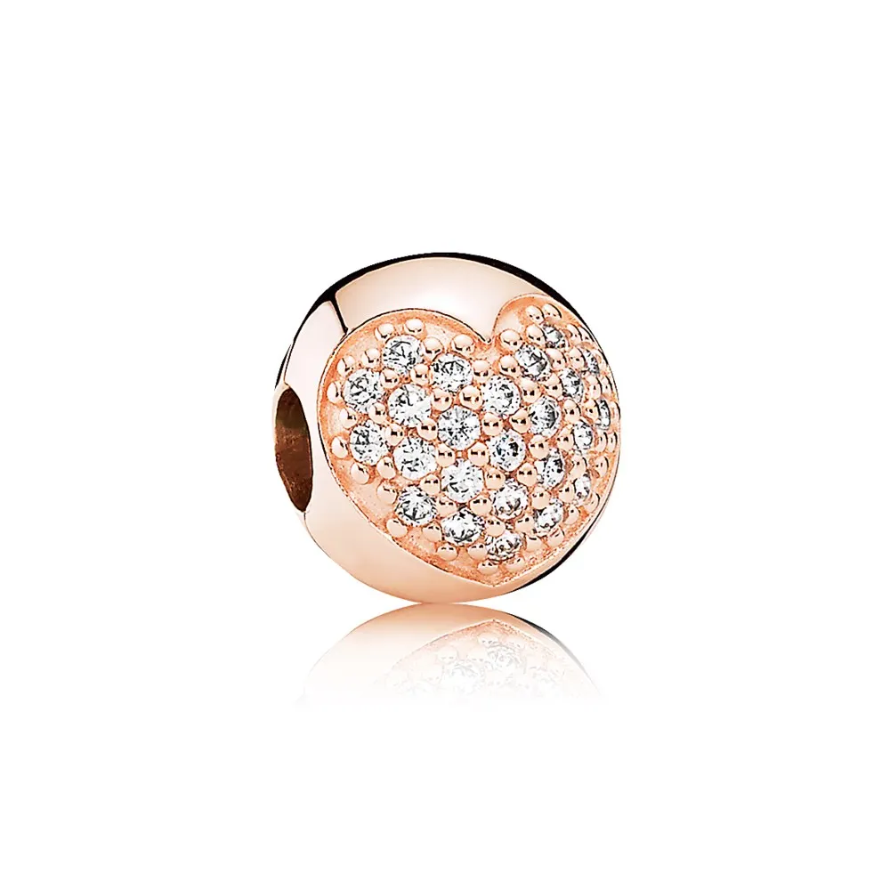 sponka love of my life pandora rose cz 781053cz