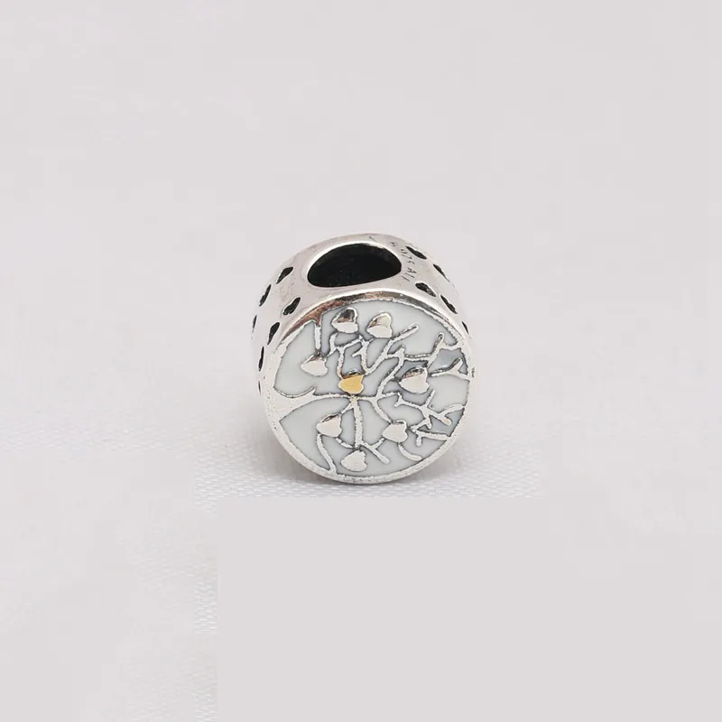 (slika za) Srebrni emajlirani obesek PANDORA Tree of Hearts - 792106EN23 - Ogled 2