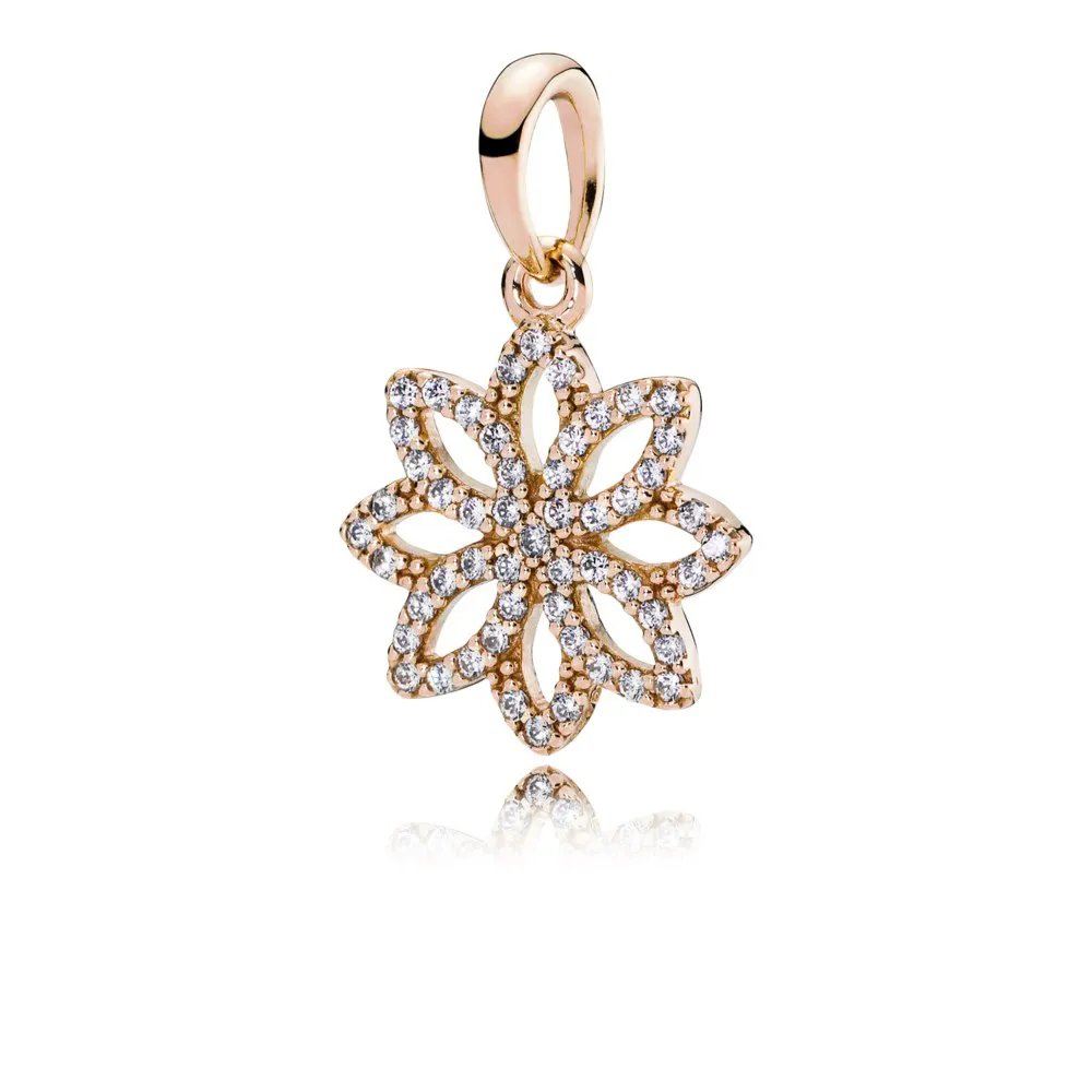 obesek pandora lace botanique iz rožnatega zlata 350179cz