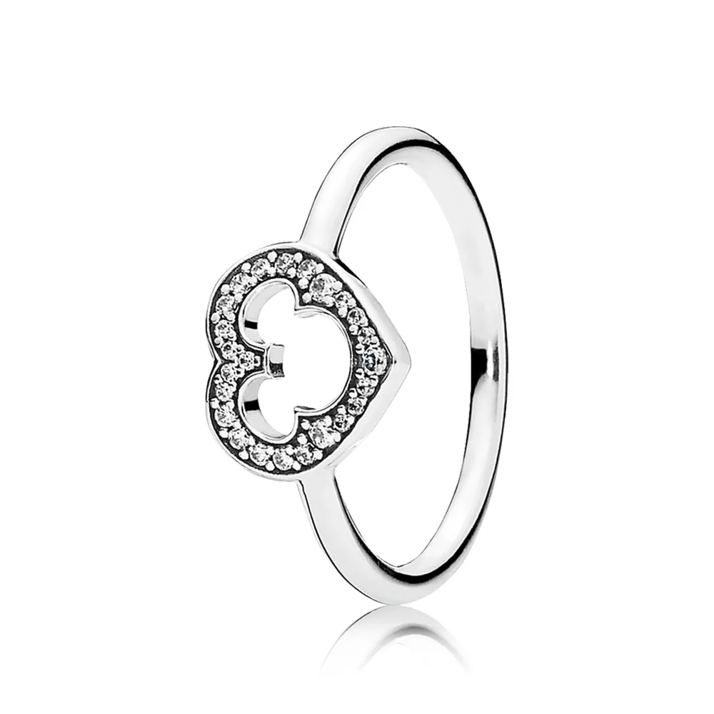 pandora disney prstan s ilhueto mickeyja 190957cz