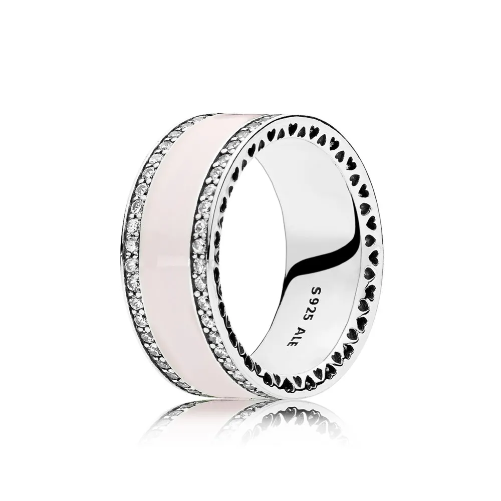 pandora prstan s trakom pink hearts of pandora 191024en40